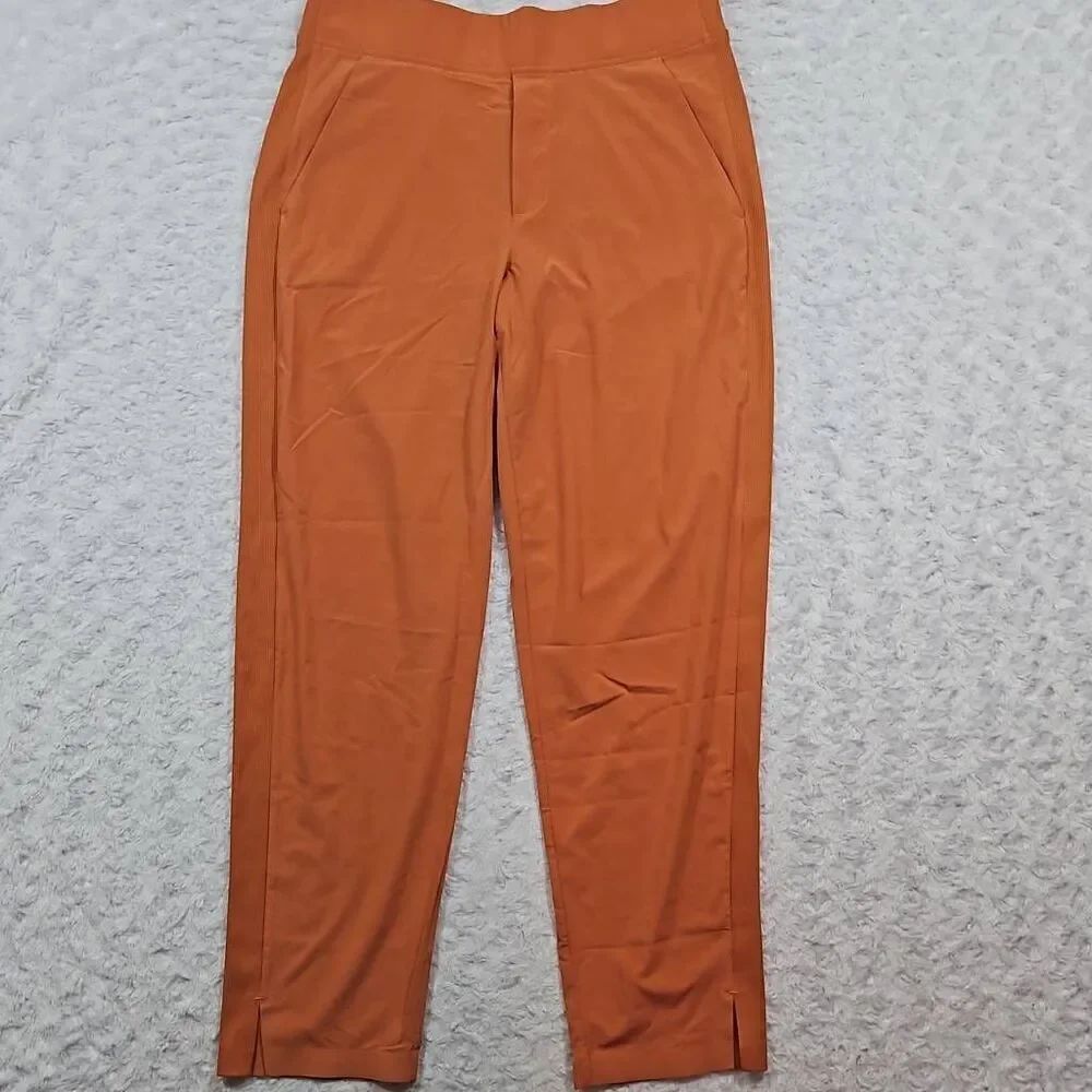 Athleta Womens Size 6 Brooklyn Ankle Pant Baked Clay Orange Athleisure 198671